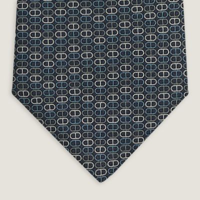 【気品あふれる】HERMES Mors Haltere tie ネクタイ 005952T 30_wornsquare_1?size=